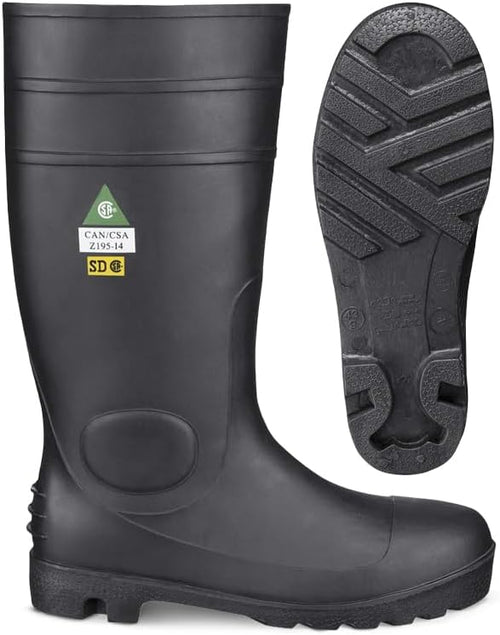 Pioneer V4710170-10 Heavy-Duty Steel Toe PVC Work Boot