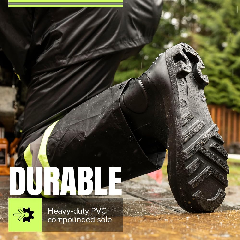 Pioneer V4710170-10 Heavy-Duty Steel Toe PVC Work Boot