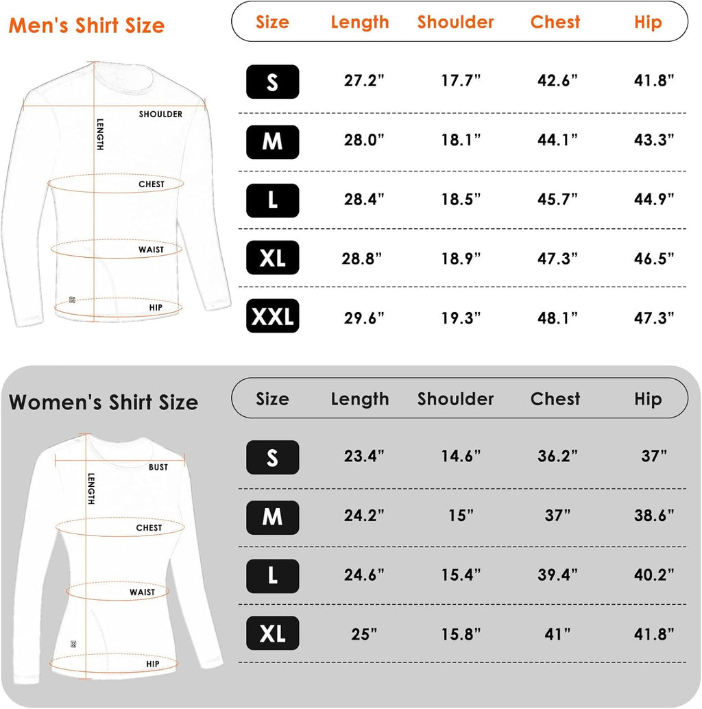 AMOVO Heated Thermal Shirt for Men Women - Electric Heating Thermal Tops Fleece Lined Base Layer Long Sleeves, 3 Heat Levels