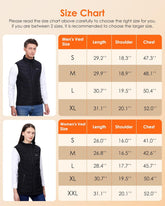 AMOVO Heated Vest for Men Women - 28 Heating Zones Electric Heated Coat for Cold Weather, 3 Levels Heat, Machine Washable