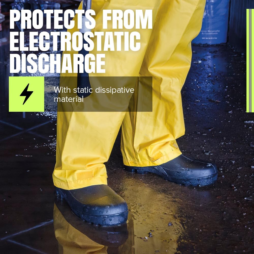 Pioneer V4710170-10 Heavy-Duty Steel Toe PVC Work Boot