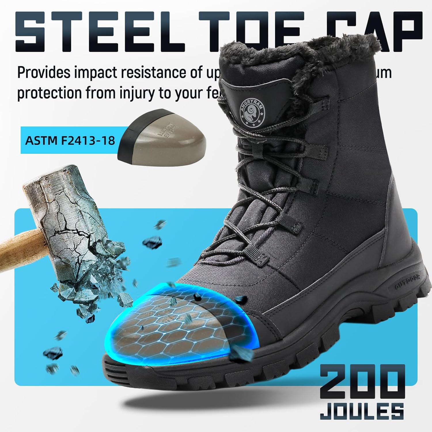 ANGRYRAM Bottes d&